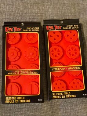 Evil Ted Silicone Molds - High Tech Bolts AND Steampunk